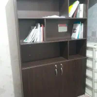 کتابخانه جنس ام دی اف رنگ قهوه ای سوخته|کتابخانه، شلف، قفسه‌های دیواری|قرچک, میرزائی شمالی|دیوار