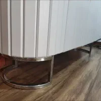 آینه و کنسول پایه استیل|بوفه، ویترین، کنسول|بهبهان, |دیوار