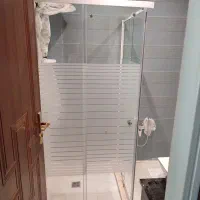 کابین دوش (دوردوشی )پارتیشن حمام شیشه سکوریت|لوازم حمام|چهارباغ, |دیوار