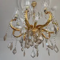 لوستر کریستالی در حدنو|لوستر و چراغ آویز|ساوه, |دیوار