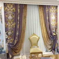 پارچه پرده ارزان شد|پرده، رانر، رومیزی|بوکان, |دیوار