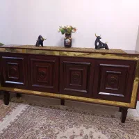 کنسول و میز تلویزیون ست چوبی ومحکم