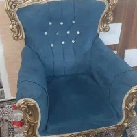 مبل ۸ نفره استیل همراه عسلی|مبلمان خانگی و میز عسلی|همدان, |دیوار