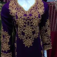 فروش ماکسی مخمل سنگدوزی شده وارداتی