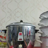 پلوپز .قابلمه لعابی و قابلمه استیل