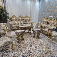 مبلمان و میز نهار خوری سلطنتی تاج دار مناسب جهیزیه|مبلمان خانگی و میز عسلی|تهران, دریا|دیوار