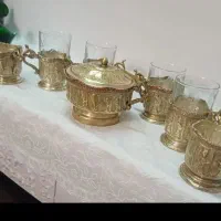 ۳ دست انگاره زیراستکانی عتیقه