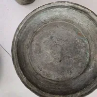 ۴ عدد سینی قدیمی مسی|کلکسیون اشیاء عتیقه|تهران, آسمان|دیوار