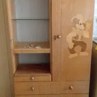 کمد بچه سه کشاب بزرگ و یک کشو کوچک