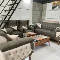 مبل مینیمال همرا ست نهار خوری در رنگبندی|مبلمان خانگی و میز عسلی|قیدار, |دیوار