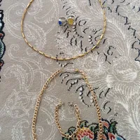 فروش فوری گردنبند و دستبند ست+ساعت + انگشتر