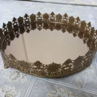 سینی اینه ای کار شده|ظروف سرو و پذیرایی|قم, پردیسان|دیوار