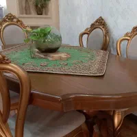 میز غذاخوری با ۵ صندلی