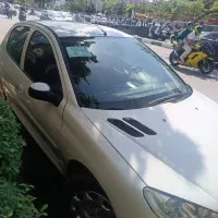 پژو ۲۰۶ تیپ۳ بی رنگ شاستی سالم کار کرد ۱۲۷