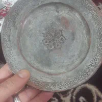 کاسه بشقاب مسی انتیک|کلکسیون اشیاء عتیقه|زنجان, |دیوار