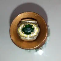 سلام انگشتر زمرد قیمت خوشدست وزیبا