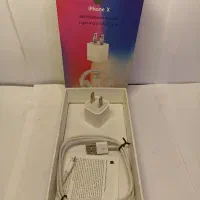 شارژر و کابل اورجینال آیفون x ، 8 ،7