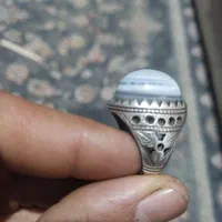 انگشتر عتیقه نقره سنگین
