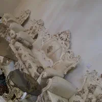 مبل سلطنتی ۹ نفره با جلومبلی(چوب راش)|مبلمان خانگی و میز عسلی|فردوسیه, |دیوار