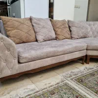 مبل راحتی ال نیم ست|مبلمان خانگی و میز عسلی|تهران, منیریه|دیوار