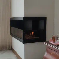 شومینه گازی یک طرفه دو طرفه و سه طرفه و 4 نما|بخاری، هیتر، شومینه|تهران, بنیهاشم|دیوار