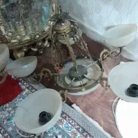 یک جفت لوستر ۴شاخه|لوستر و چراغ آویز|نسیم‌شهر, |دیوار