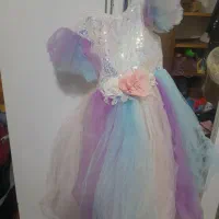 پیراهن مجلسی دخترونه تا ۳ سال سایز میشه|لباس|سرخنکلاته, |دیوار