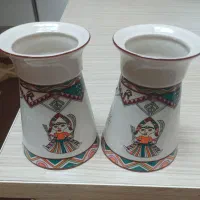 دو عدد ظرف چاقو و چنگال میوه خوری