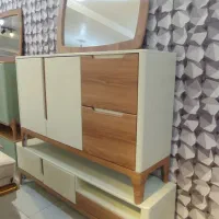 میز تلویزیون کرم گردویی زرکالا|میز تلویزیون|یاسوج, |دیوار