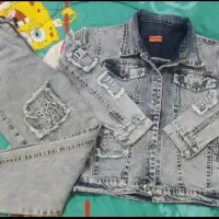 کت و شلوار لی در حد نو