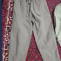 کت کتان وشلوار مام دخترانه مناسب ۸تا۱۰ سال نونو|کفش و لباس بچه|همدان, |دیوار