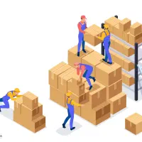 نیروی کار برای انبار کفش عمده