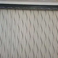پرده  حریر  و کتیبه