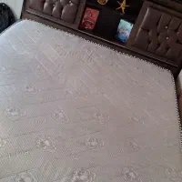 تخت دونفره همراه باتشک|تخت و سرویس خواب|اسلام‌شهر, شهرک محمدیه|دیوار