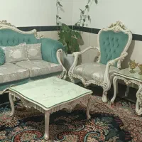 مبل هفت نفره استیل ناهار خوری 4نفره