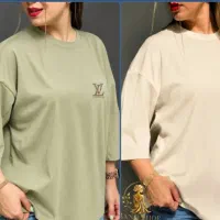 تی شرت باکسی نخ پنبه گرم دار ارسال رایگان