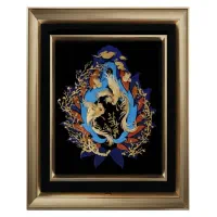 تابلو طلا لوموس رنگ طلایی۵۱*۶۱