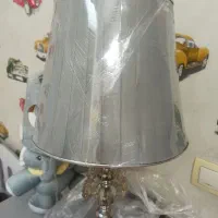 آباژور نقره ای رومیزی|چراغ خواب و آباژور|تهران, والفجر (افسریه)|دیوار