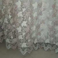 پرده عرض رویه، ۱متر با چین، عرض پرده تور حدود ۲۷۰|پرده، رانر، رومیزی|آمل, |دیوار