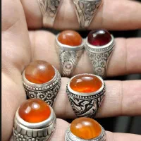 انواع انگشتر کهنه و فابریک|جواهرات|بیرجند, |دیوار