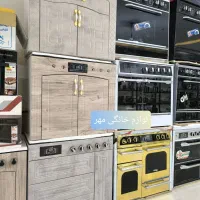 اجاق نگین پارس 5 شعله صفحه لعاب چدن با گارانتی|اجاق گاز و لوازم برقی پخت‌وپز|مشهد, طلاب|دیوار