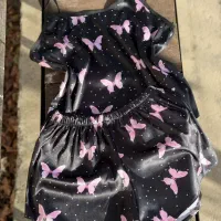 ست لباس خواب راحتی ساتن و نخی