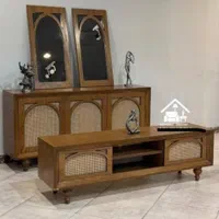انواع کنسول و میزtv حصیری|بوفه، ویترین، کنسول|قم, زاویه|دیوار