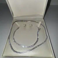 گردنبندودستبندنقره تنسی جذاب