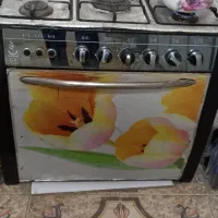 اجاق گاز پنج شعله طرح فر کارکرده
