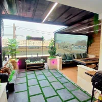 ۸۲متر+۴۰ مترحیاط E/فول دیزاین+آلاچیق/ بمب اندیشه