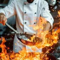 کمک اشپز فست فود