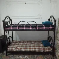 تخت دوطبقه رنگ کوره ای