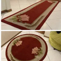 فرش گرد و کناره یا جلو مبلی  (ست هستند.)