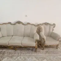 یک دست مبل7نفره سلطنتی|مبلمان خانگی و میز عسلی|ایذه, |دیوار